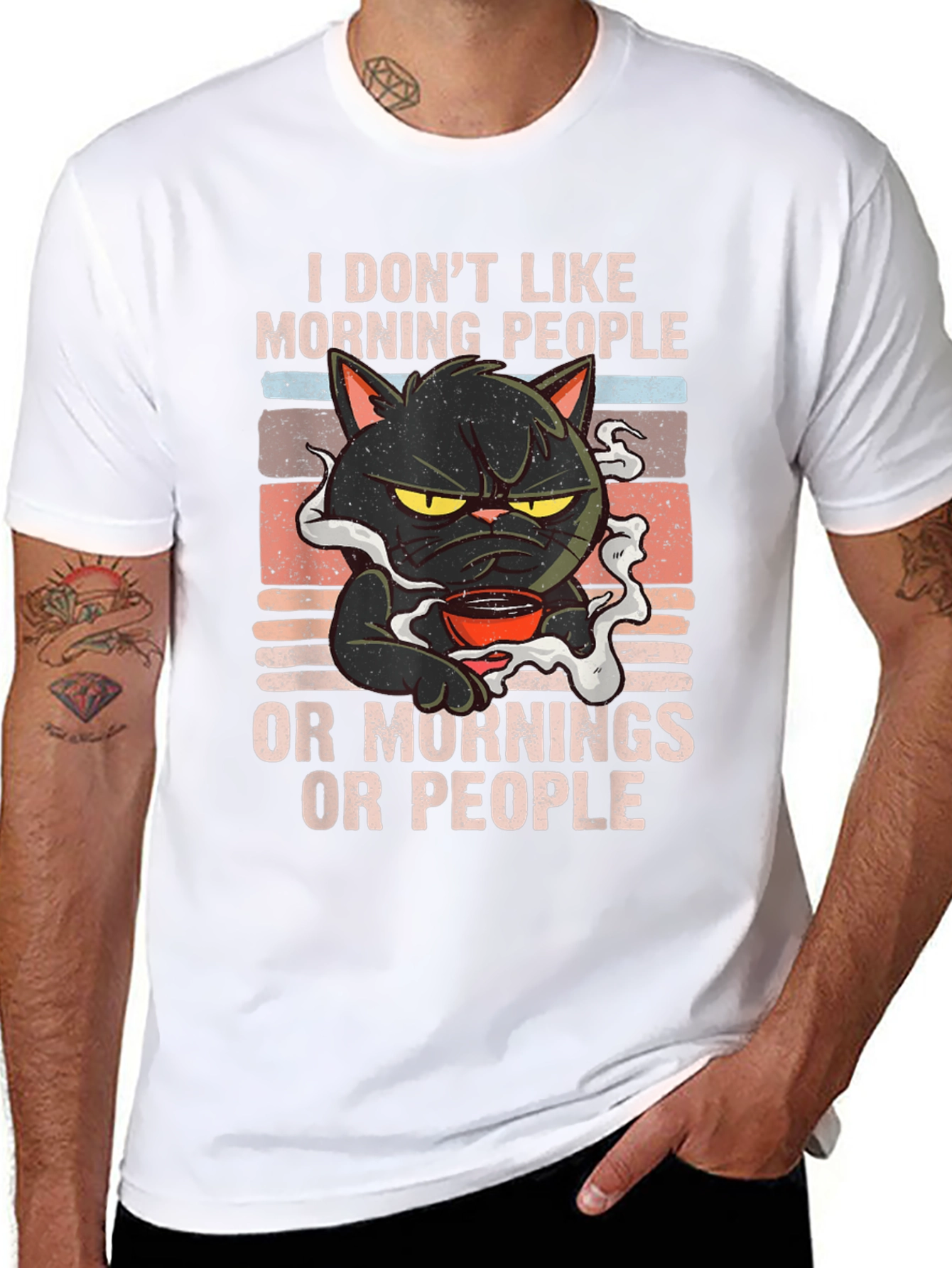 Grumpy Cat Morning People T-Shirt