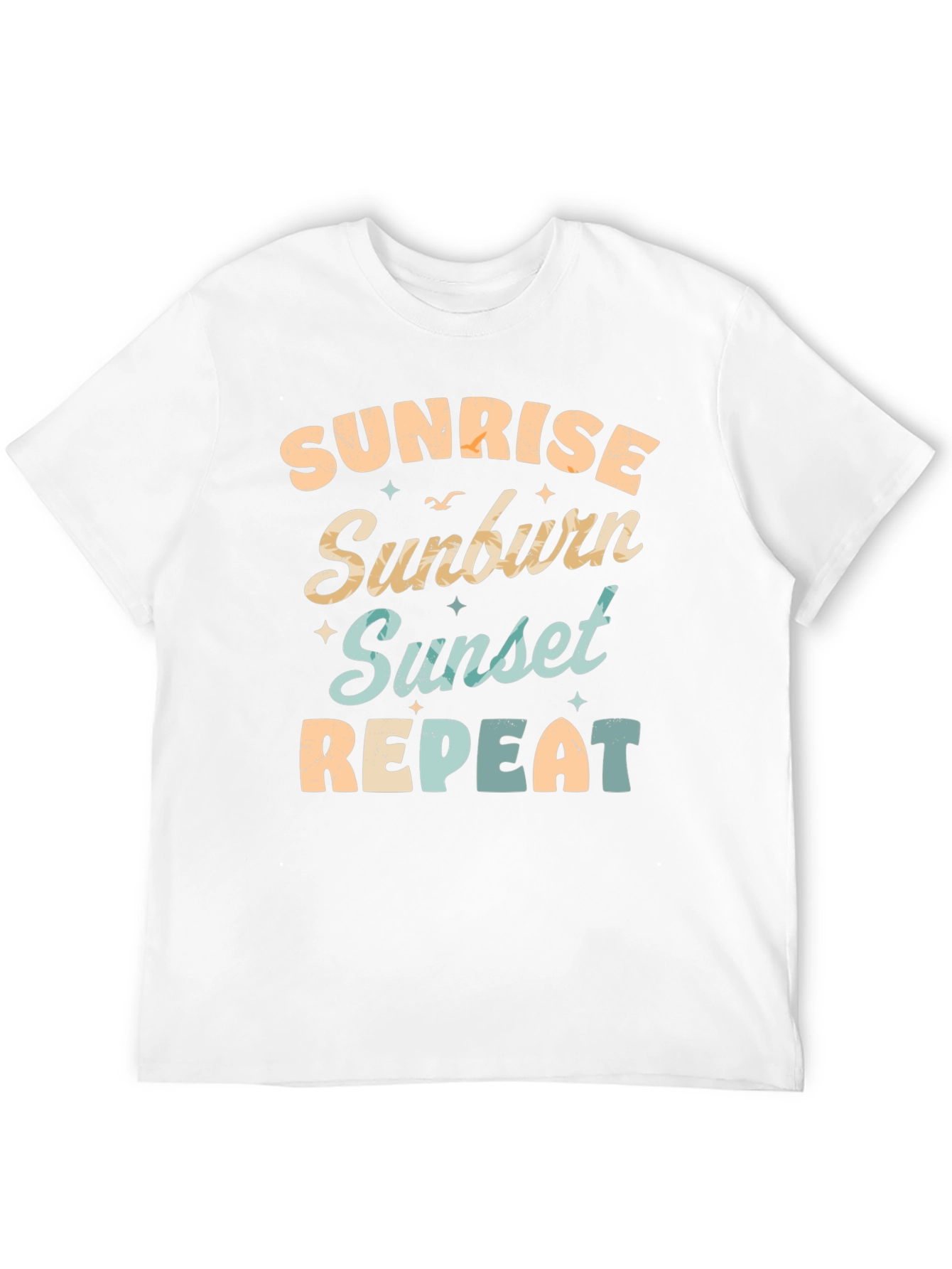 Sunrise Sunburn Sunset Repeat Graphic Tee