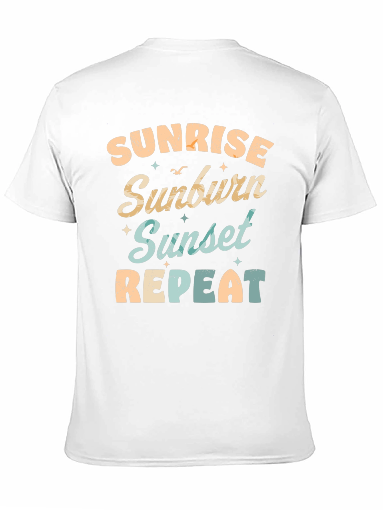 Sunrise Sunburn Sunset Repeat Graphic Tee