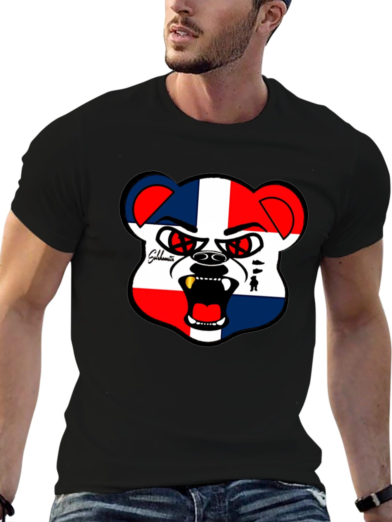 Dominican Republic Bear T-Shirt - Bold Graphic Tee