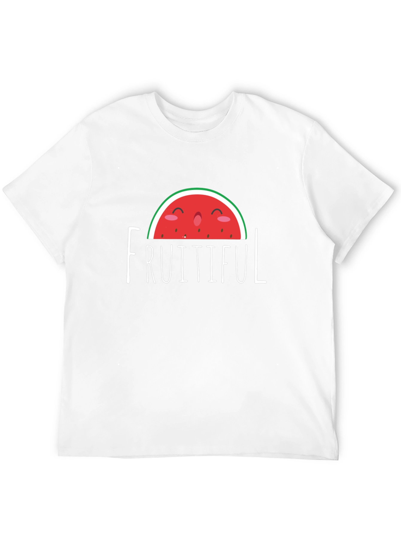 Fruitful Watermelon Graphic Tee - Stylish Black T-Shirt