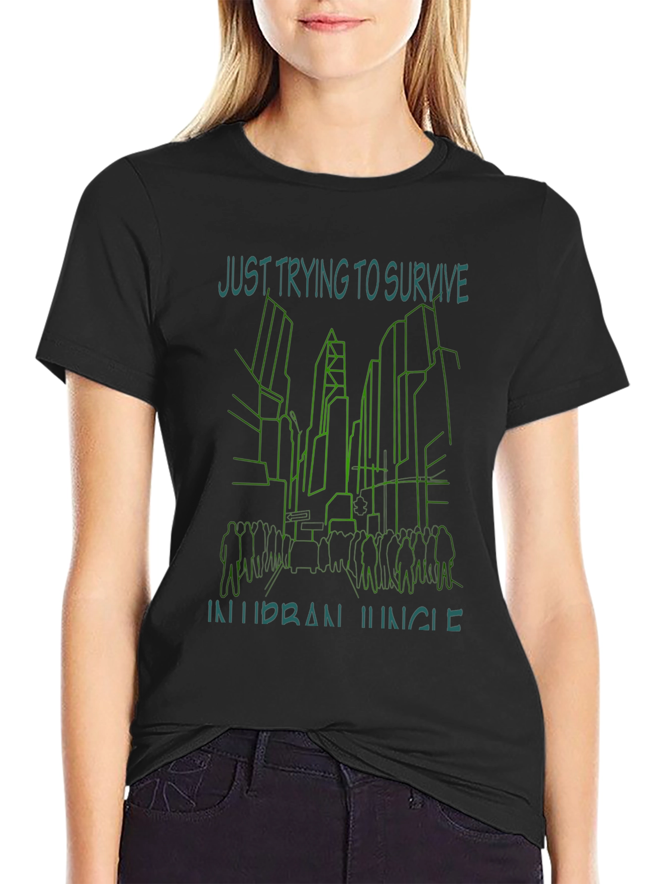 Urban Jungle T-Shirt - Just Trying To Survive