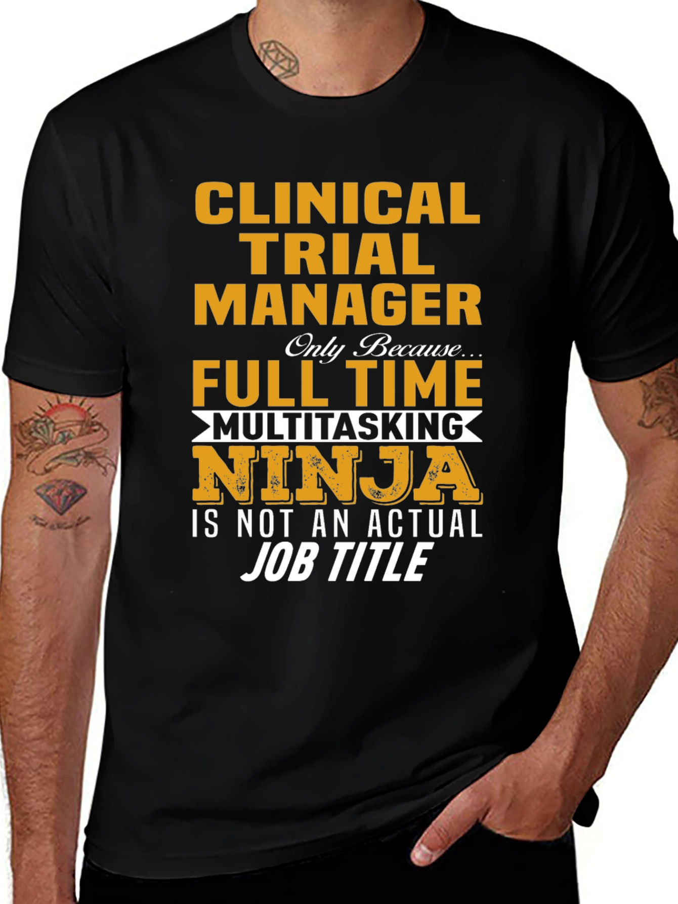 Clinical Trial Manager Ninja T-Shirt