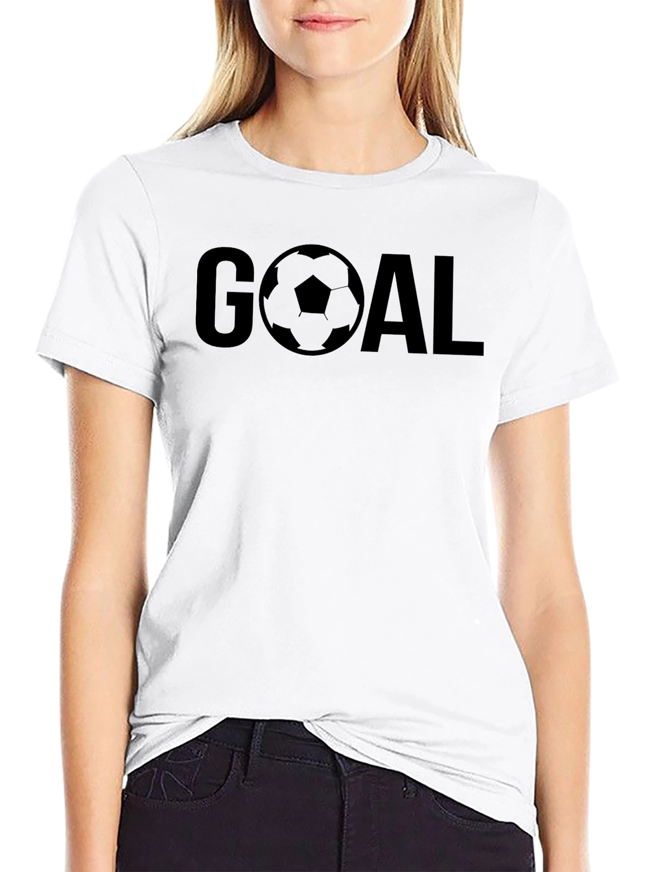 Mens Goal Soccer Graphic T-Shirt