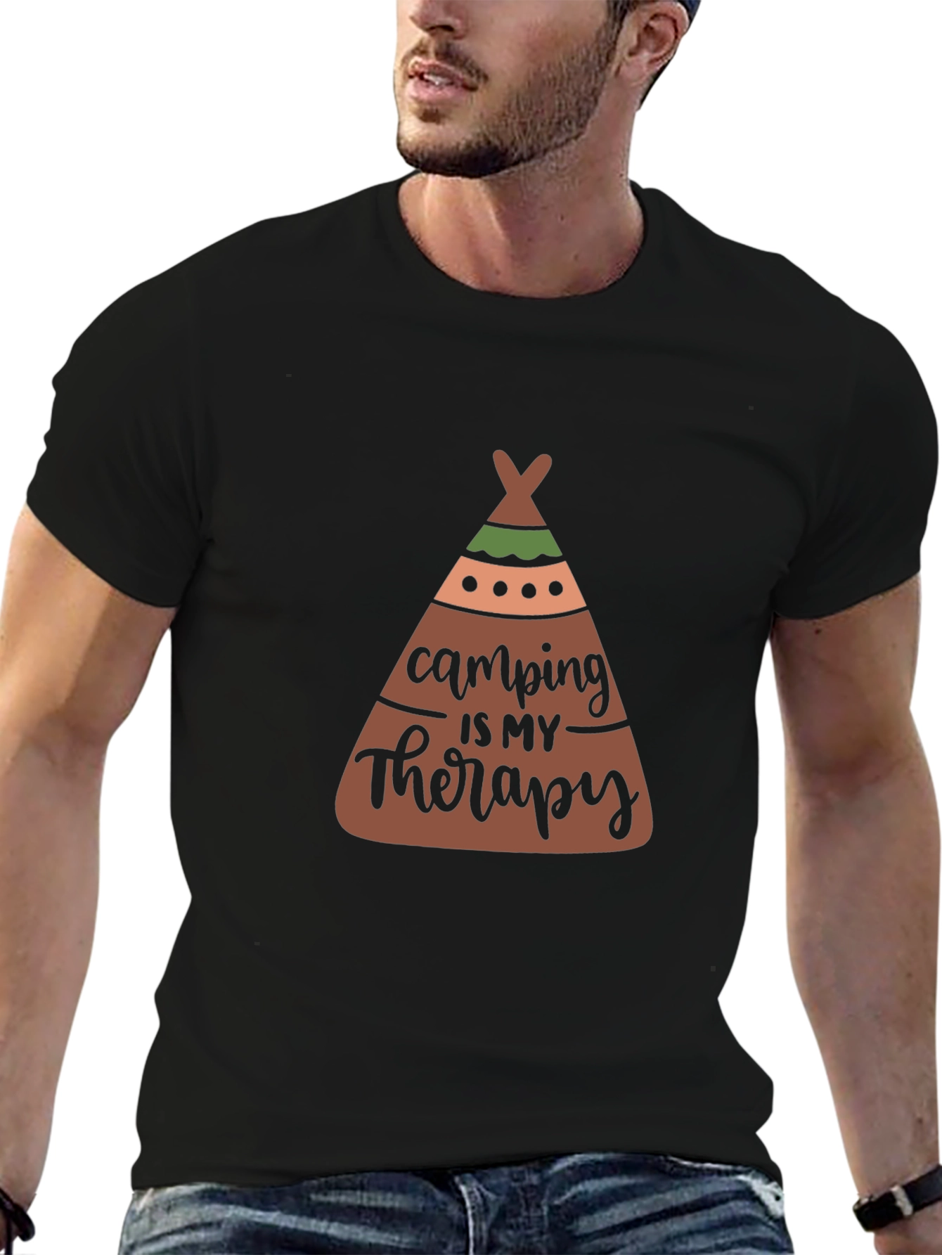 Camping Therapy T-Shirt: Adventure Awaits!