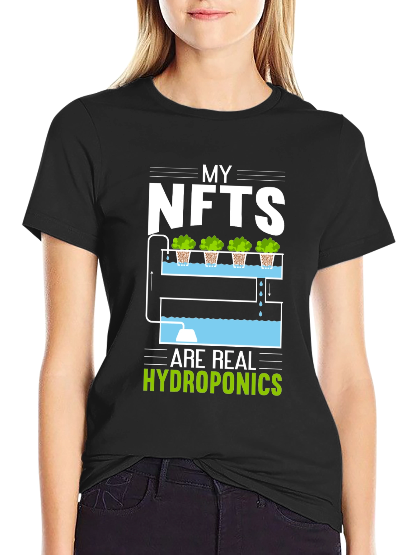 My NFTs Are Real Hydroponics Graphic Tee
