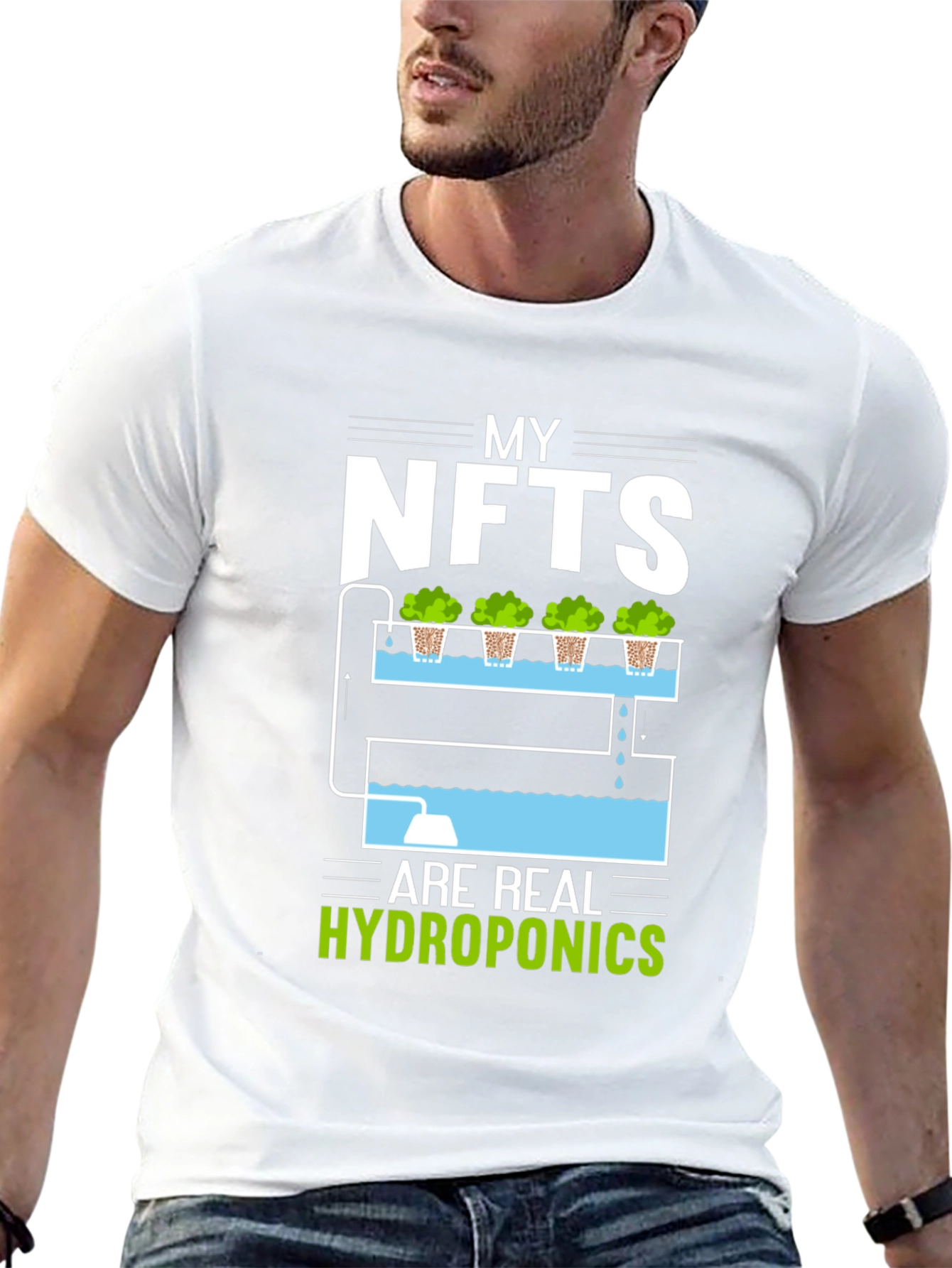 My NFTs Are Real Hydroponics Graphic Tee