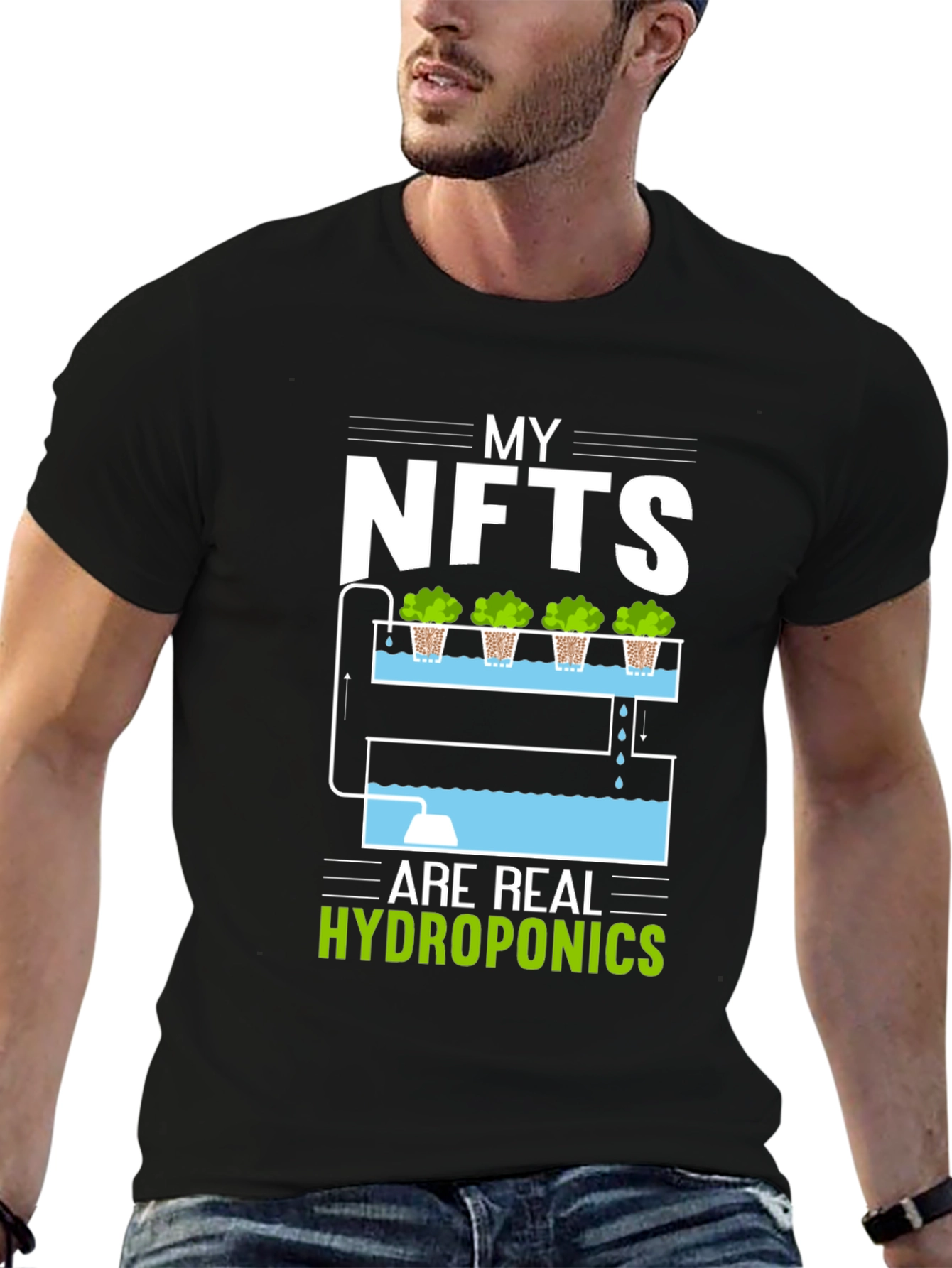 My NFTs Are Real Hydroponics Graphic Tee