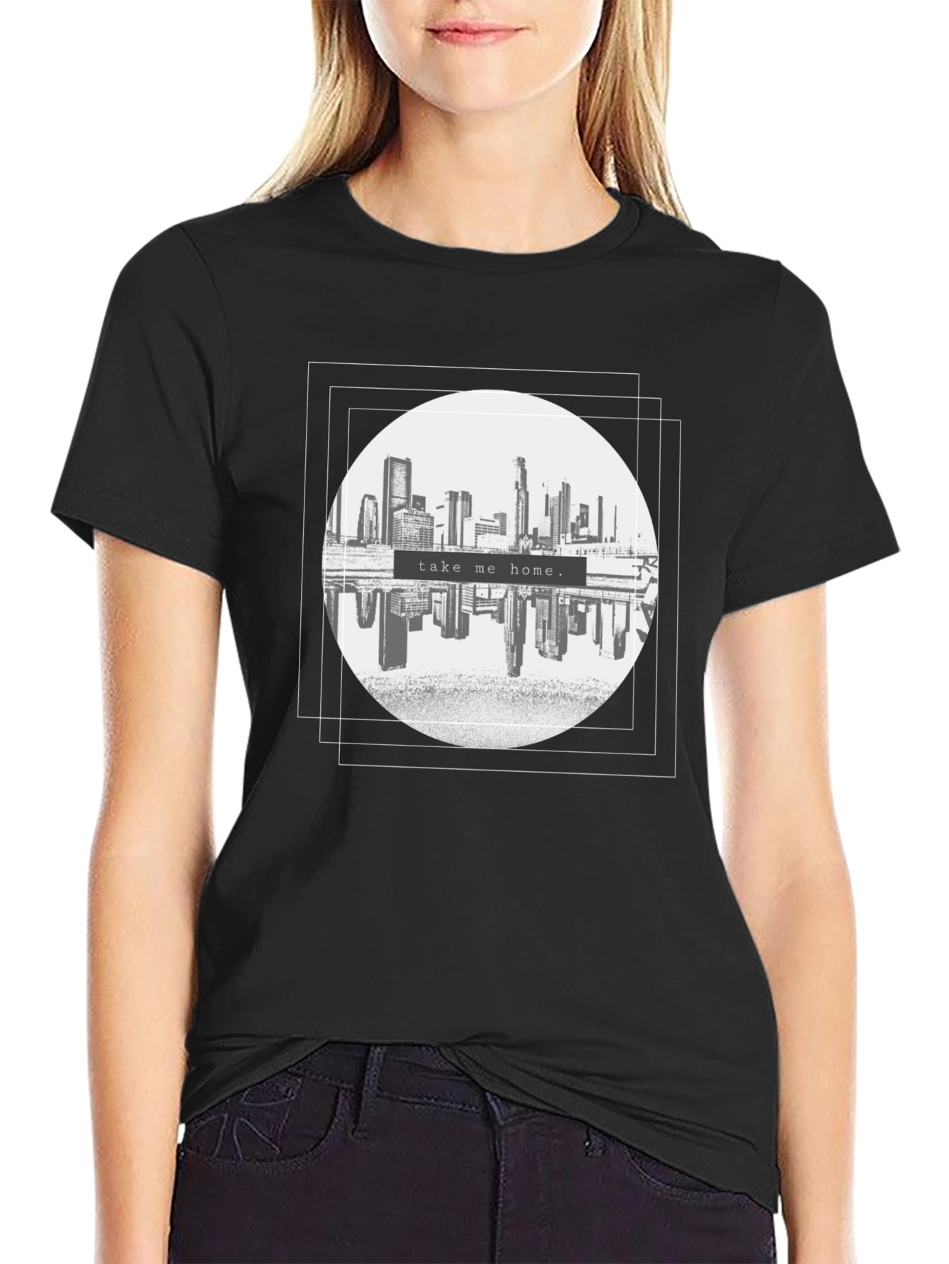 Cityscape Graphic Tee - Take Me Home T-Shirt
