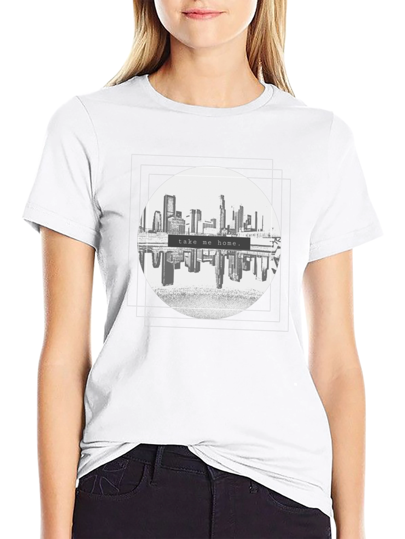 Cityscape Graphic Tee - Take Me Home T-Shirt