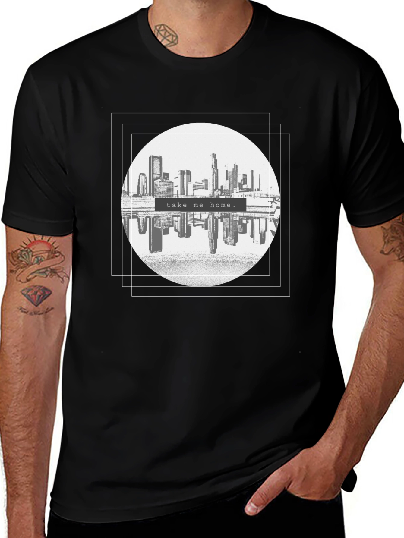 Cityscape Graphic Tee - Take Me Home T-Shirt
