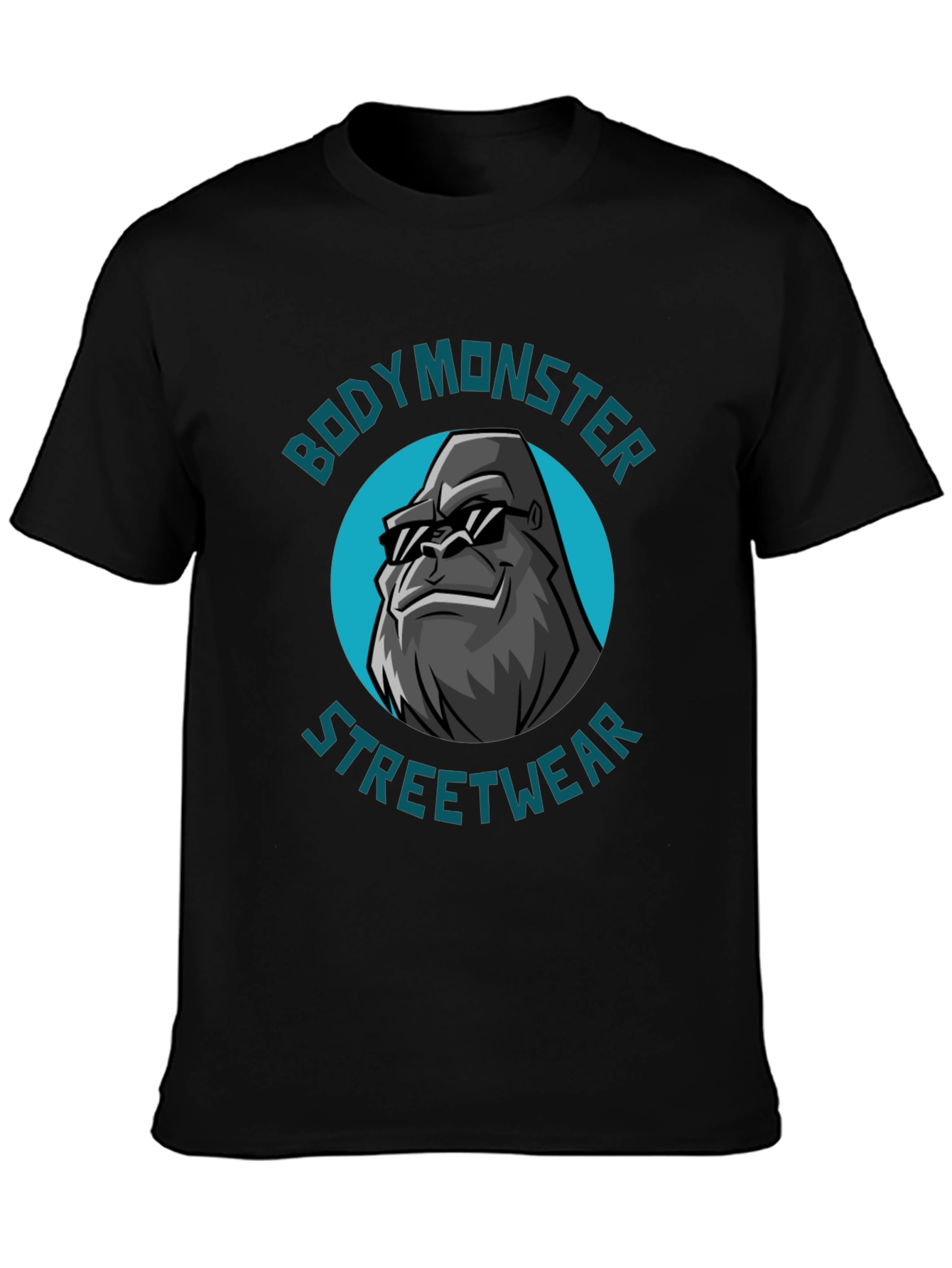 Body Monster Streetwear Gorilla Graphic T-Shirt