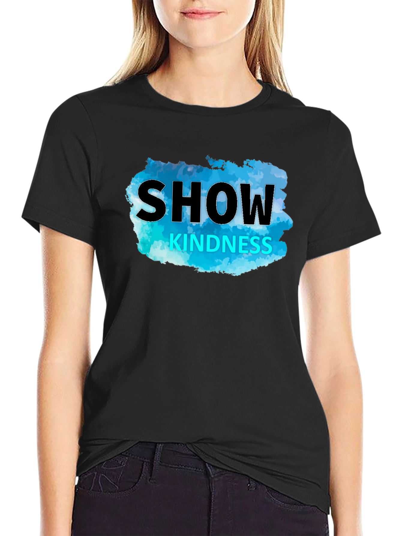 Show Kindness Graphic Tee - Black