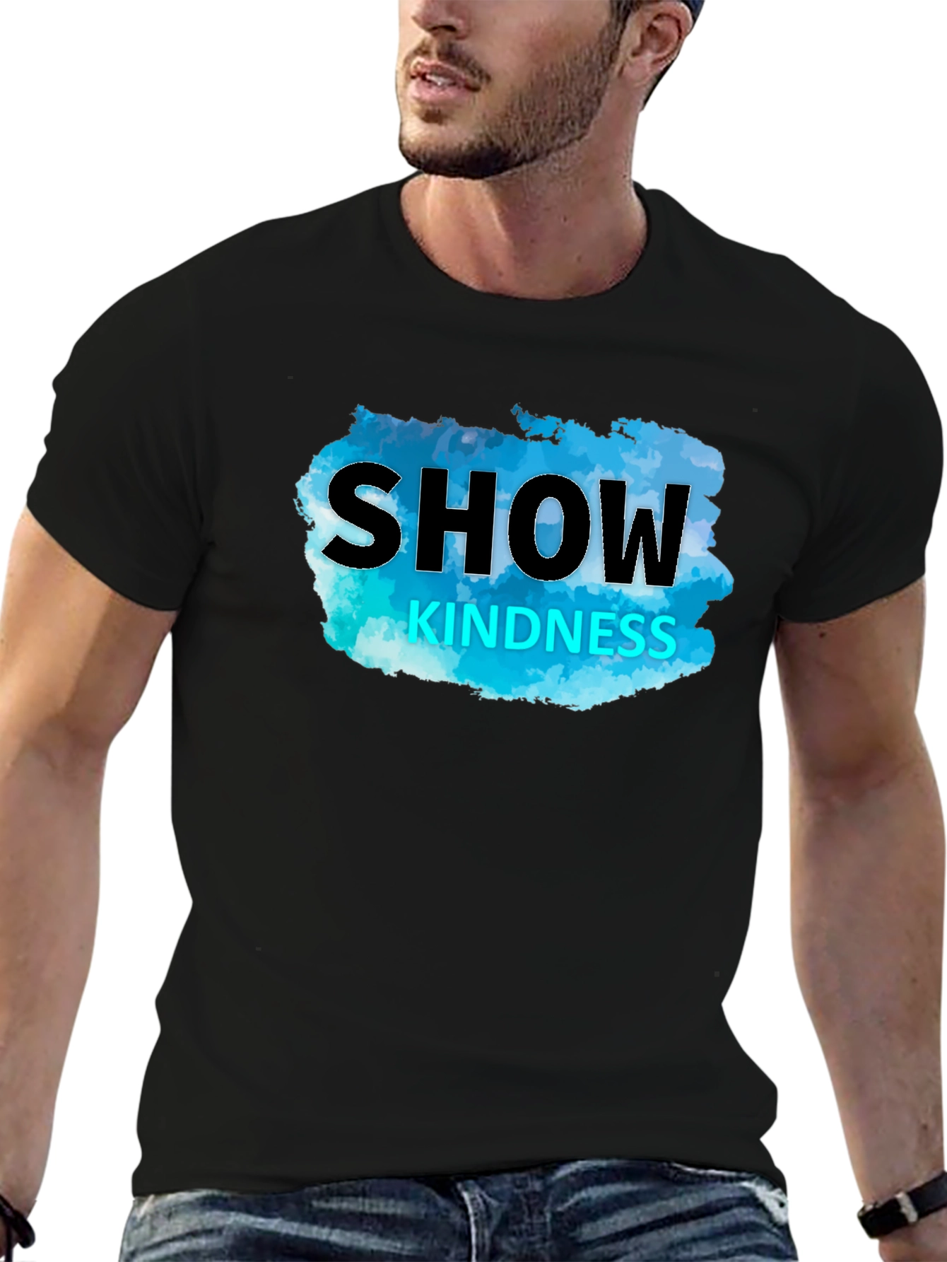Show Kindness Graphic Tee - Black