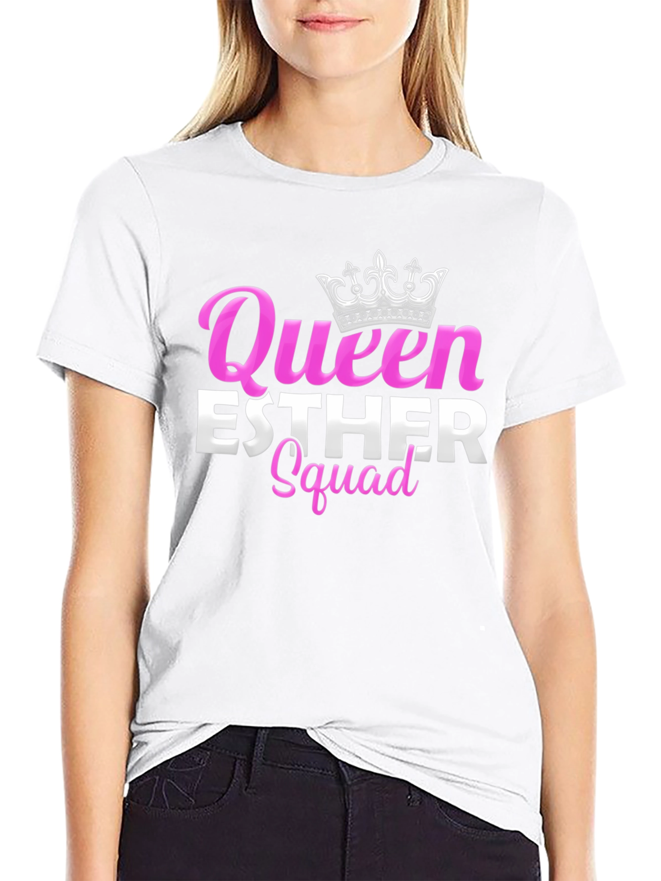 Queen Esther Squad Tee - Stylish Graphic T-Shirt