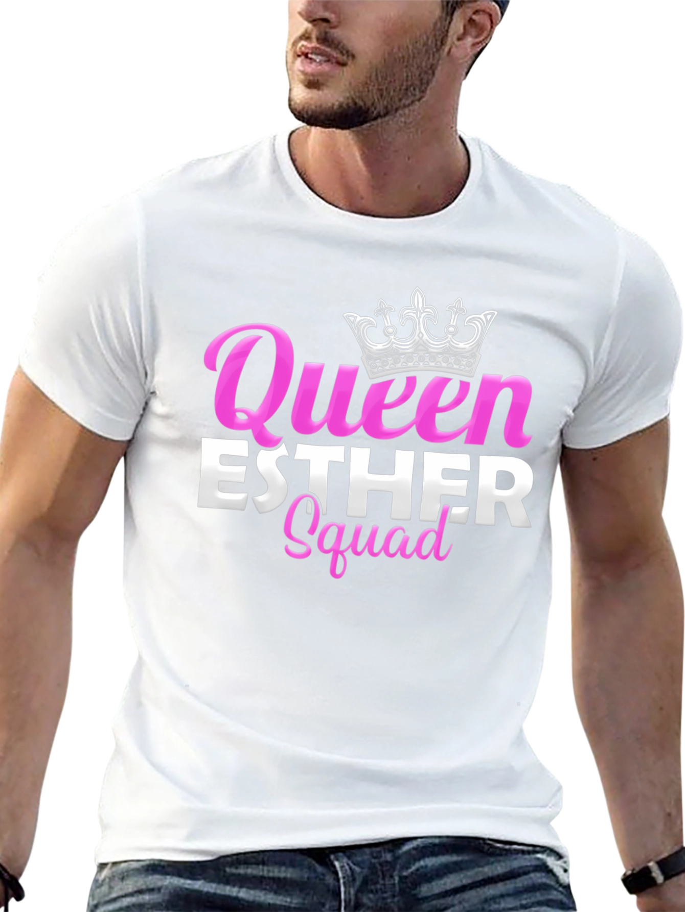 Queen Esther Squad Tee - Stylish Graphic T-Shirt