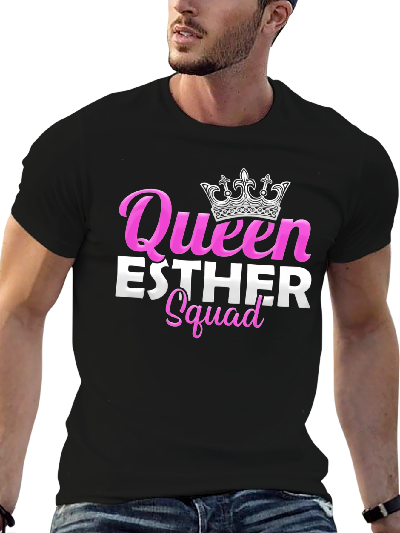 Queen Esther Squad Tee - Stylish Graphic T-Shirt