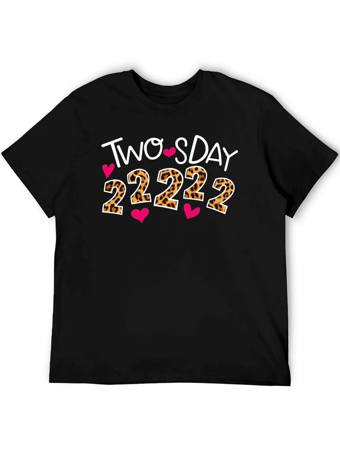 Twosday 2 22 22 Black T-Shirt