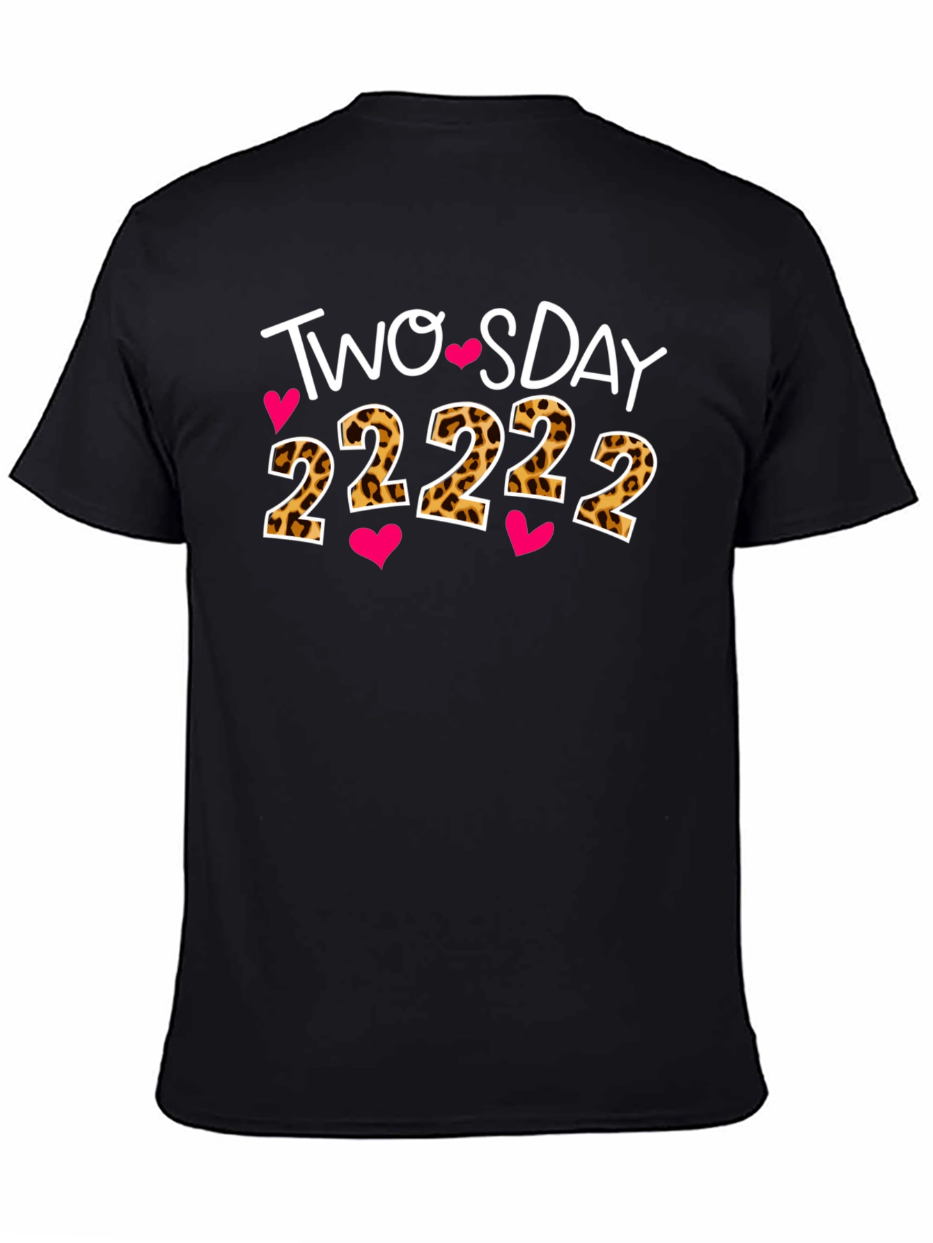 Twosday 2 22 22 Black T-Shirt