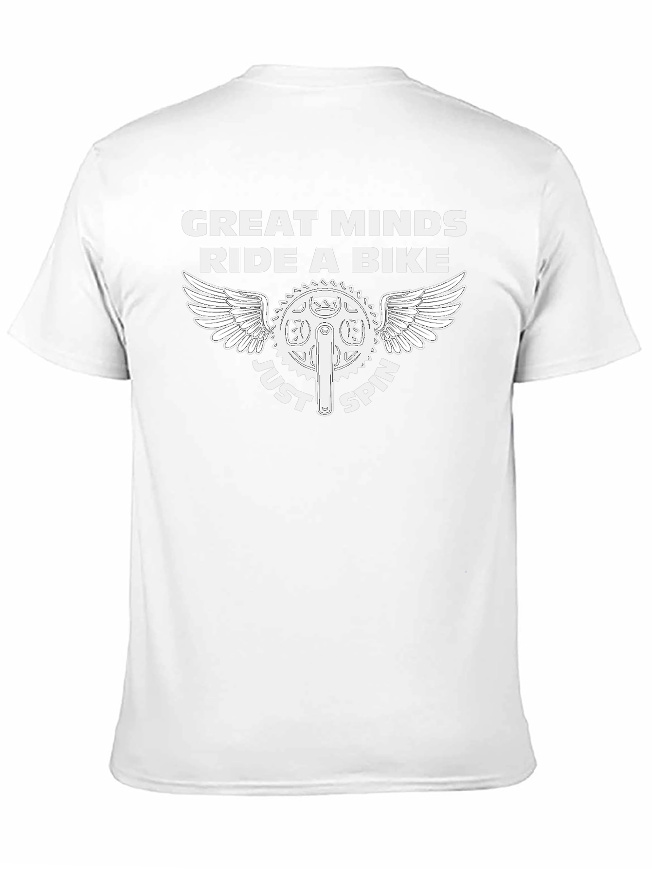 Great Minds Ride a Bike Graphic T-Shirt