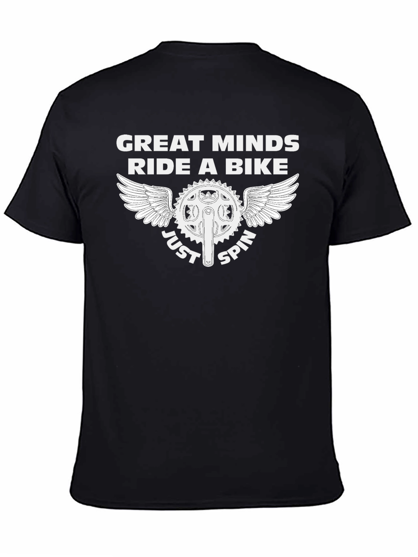 Great Minds Ride a Bike Graphic T-Shirt