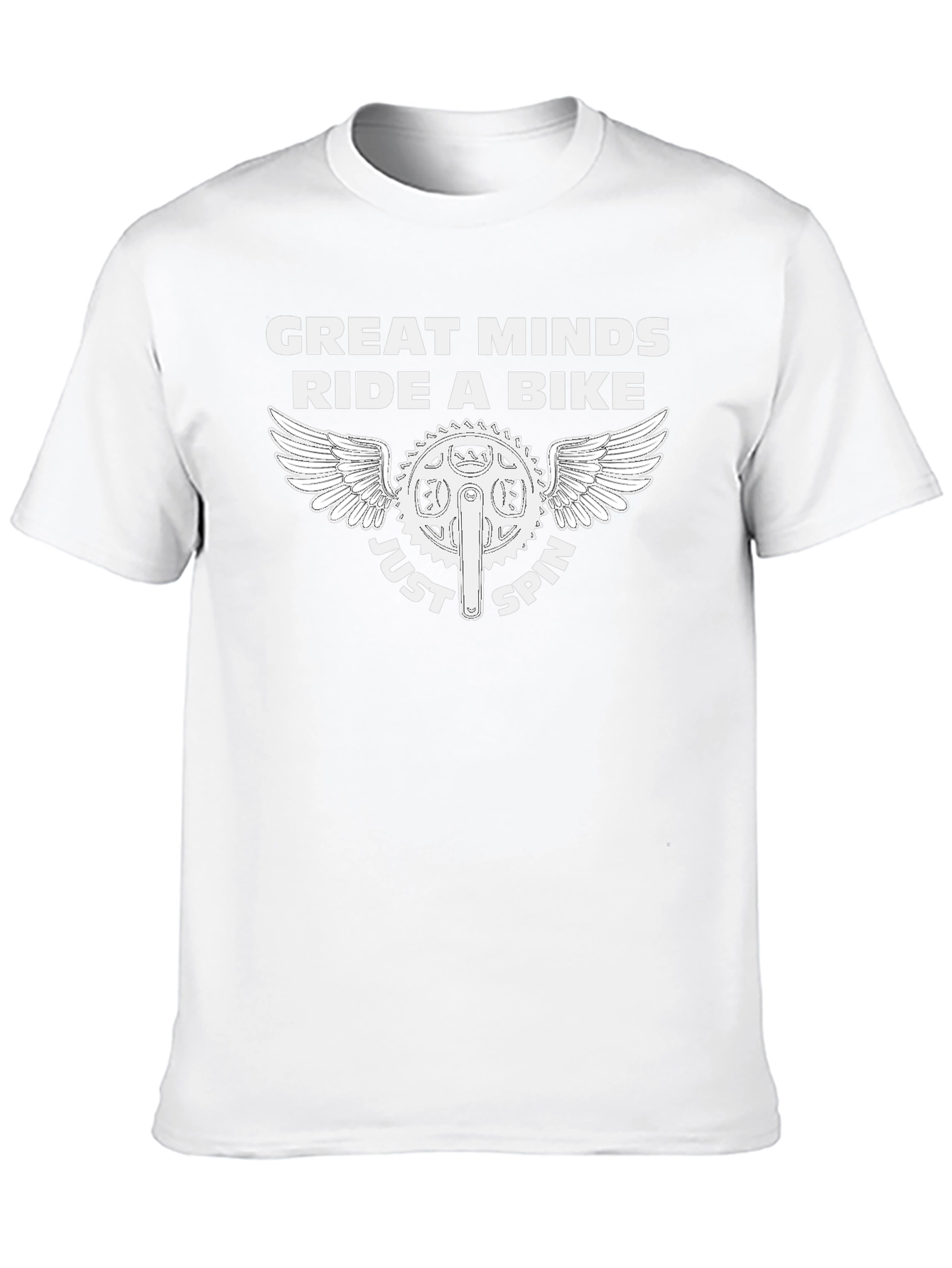 Great Minds Ride a Bike Graphic T-Shirt