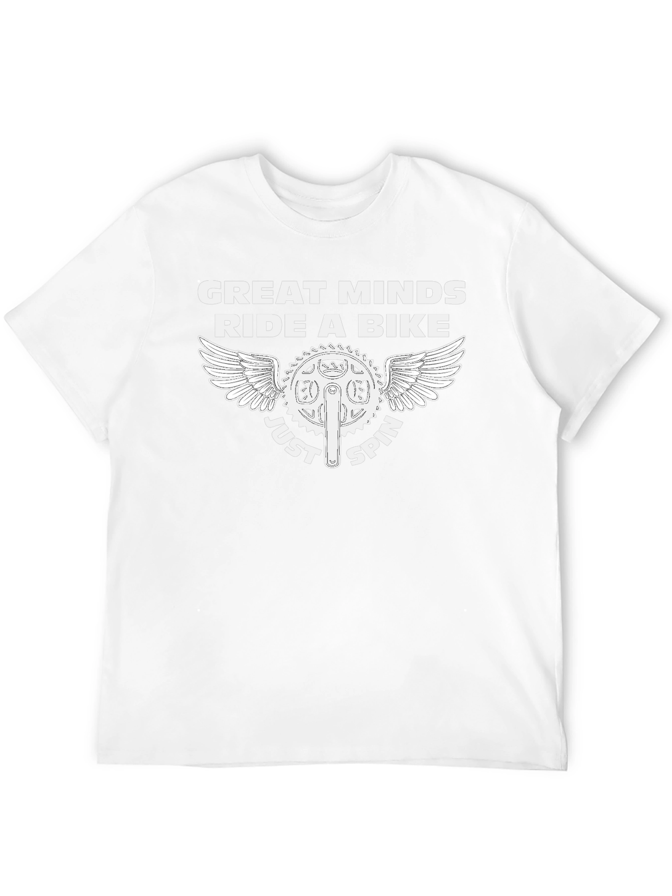 Great Minds Ride a Bike Graphic T-Shirt