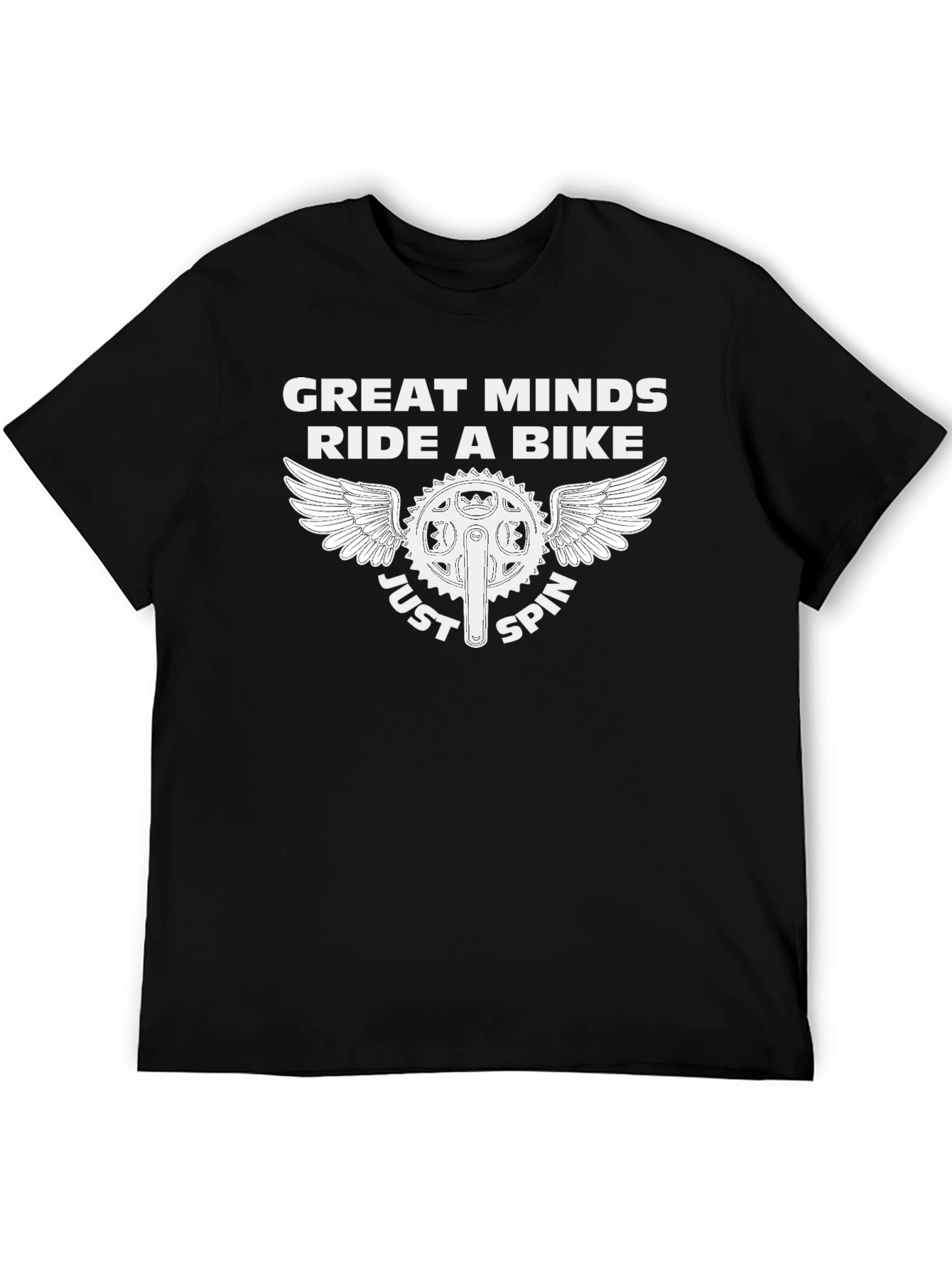 Great Minds Ride a Bike Graphic T-Shirt