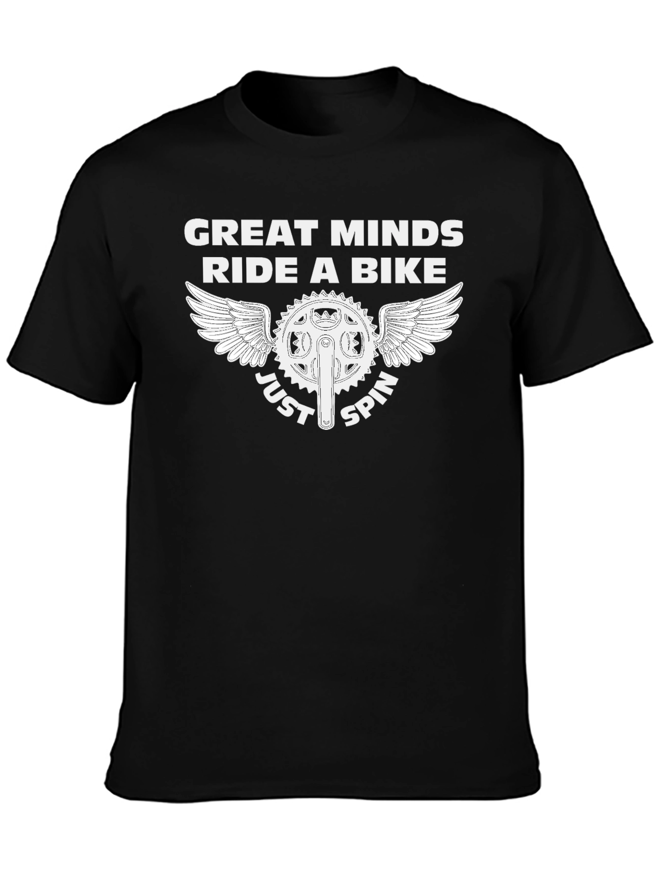 Great Minds Ride a Bike Graphic T-Shirt