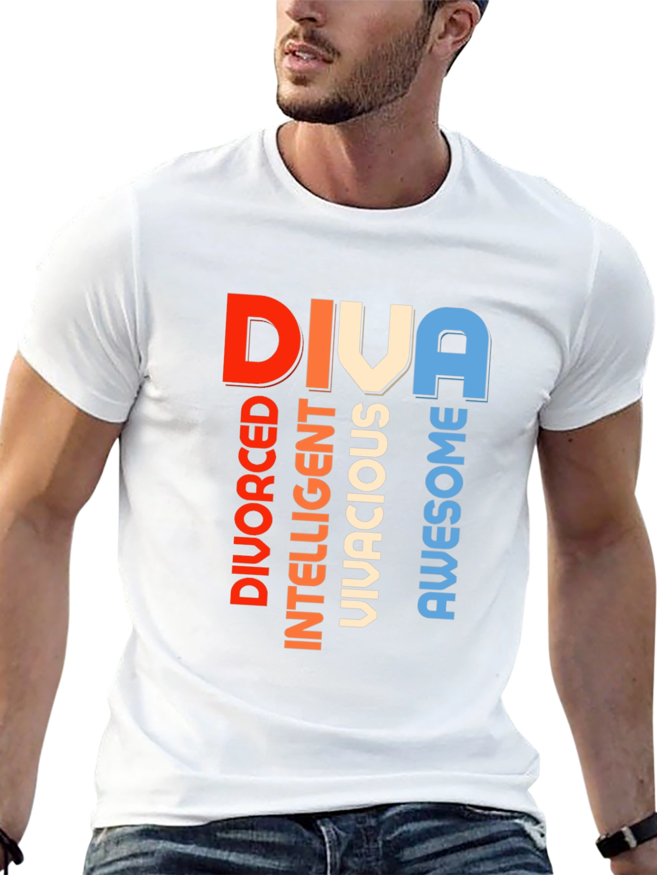 DIVA Graphic T-Shirt - Divorced Intelligent Vivacious Awesome