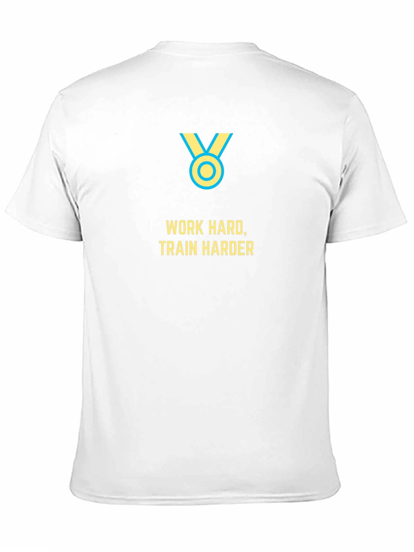 Work Hard Train Harder Black Graphic Tee