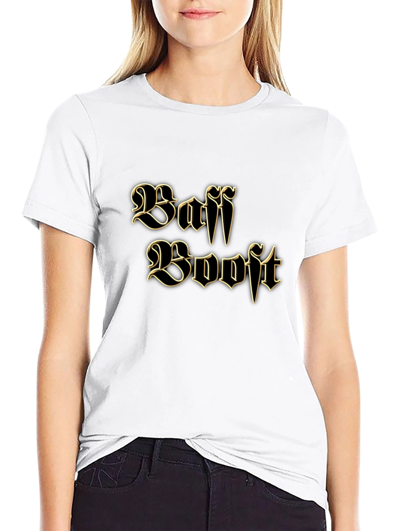 Baff Booft Graphic Tee - Black