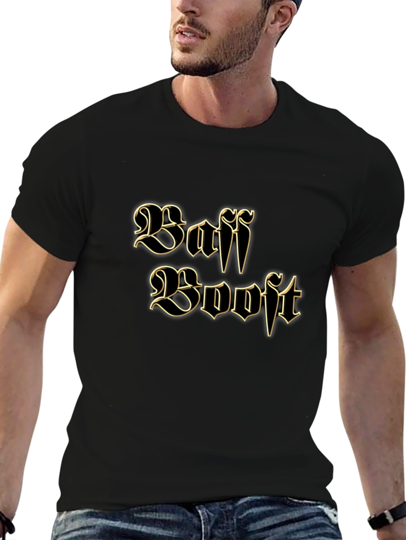 Baff Booft Graphic Tee - Black