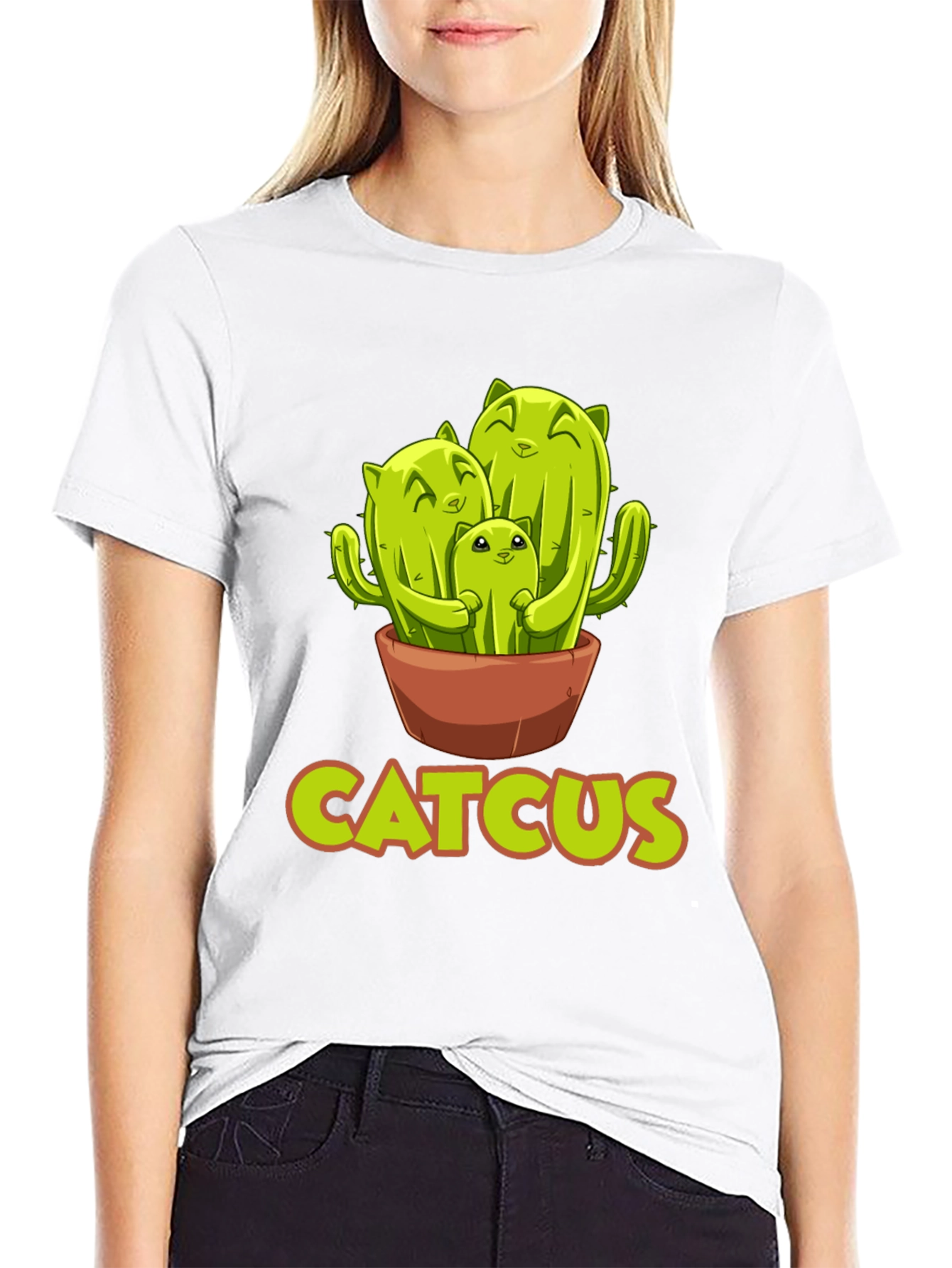Catcus T-Shirt - Funny Cactus Cat Lover Tee