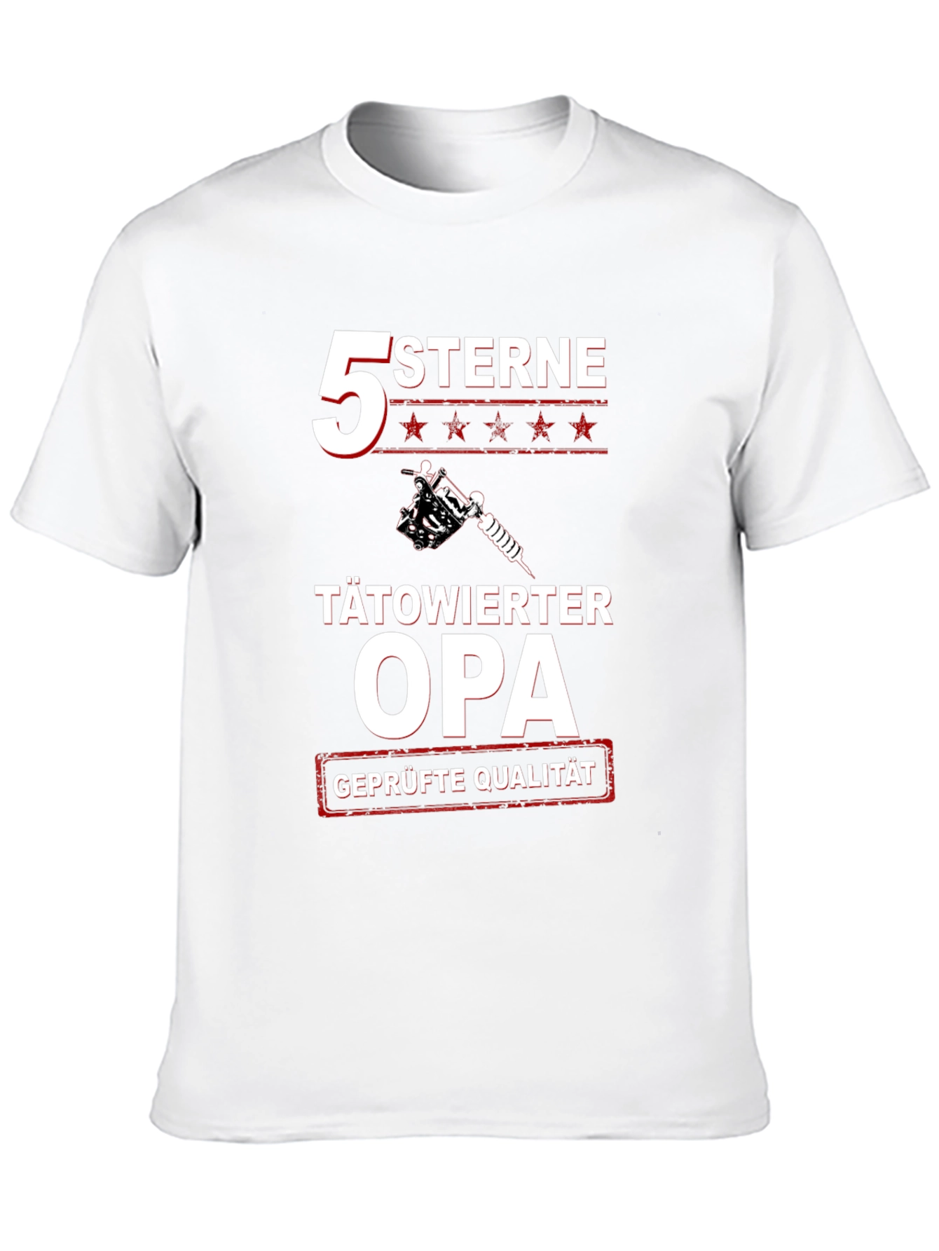 Tätowierter Opa T-Shirt - 5 Sterne Grandpa