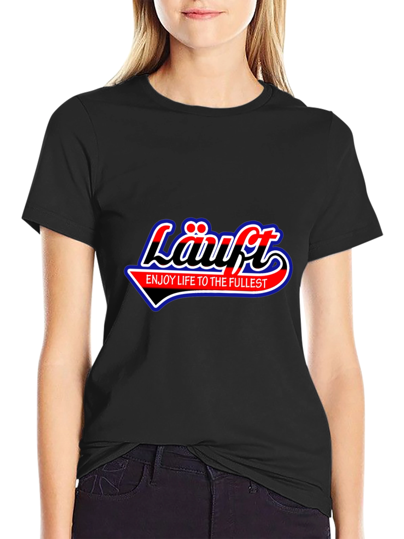 Lauft Graphic Tee - Enjoy Life to the Fullest