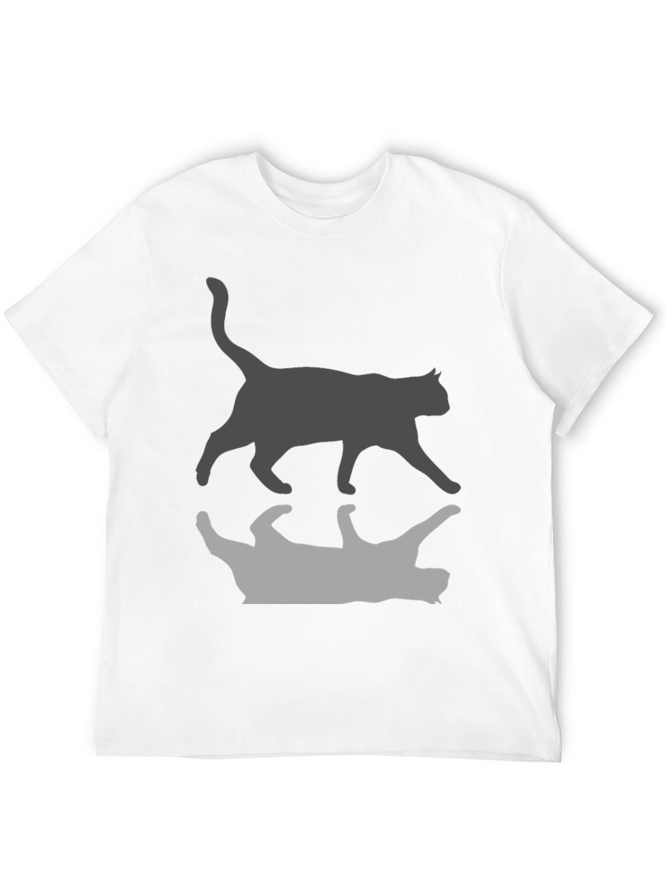 Cool Cat Silhouette Graphic Tee