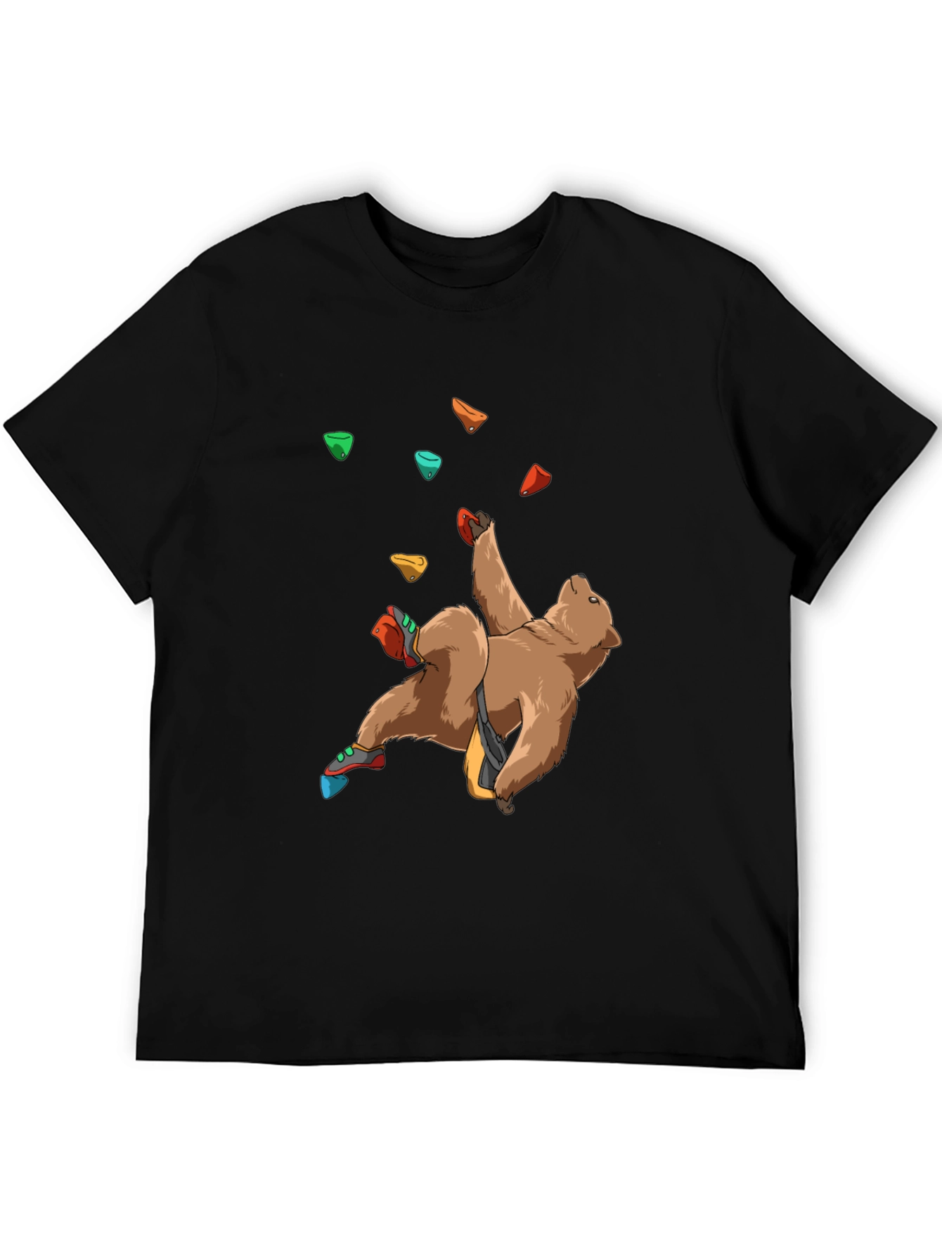Climbing Bear T-Shirt - Animal Graphic Tee