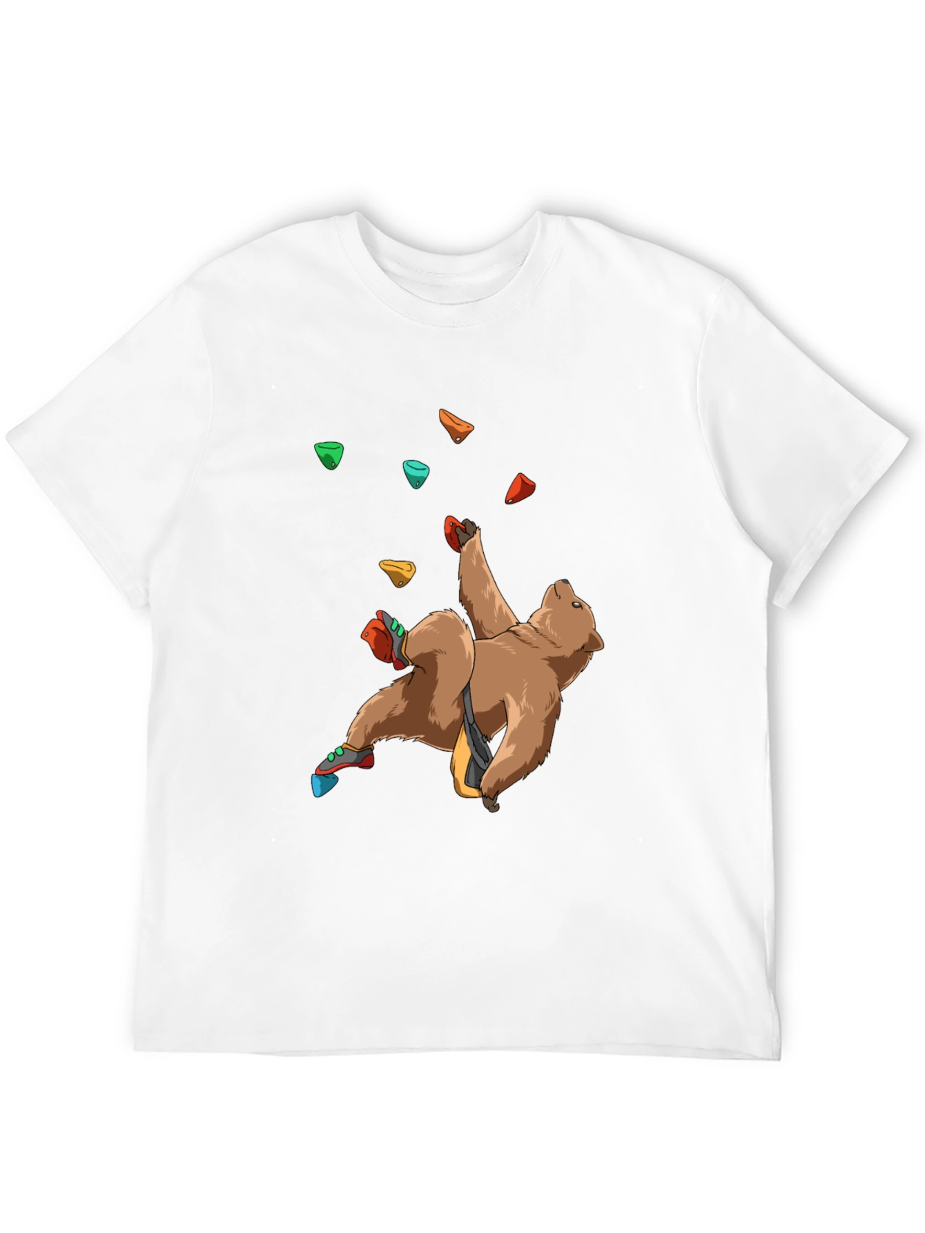 Climbing Bear T-Shirt - Animal Graphic Tee