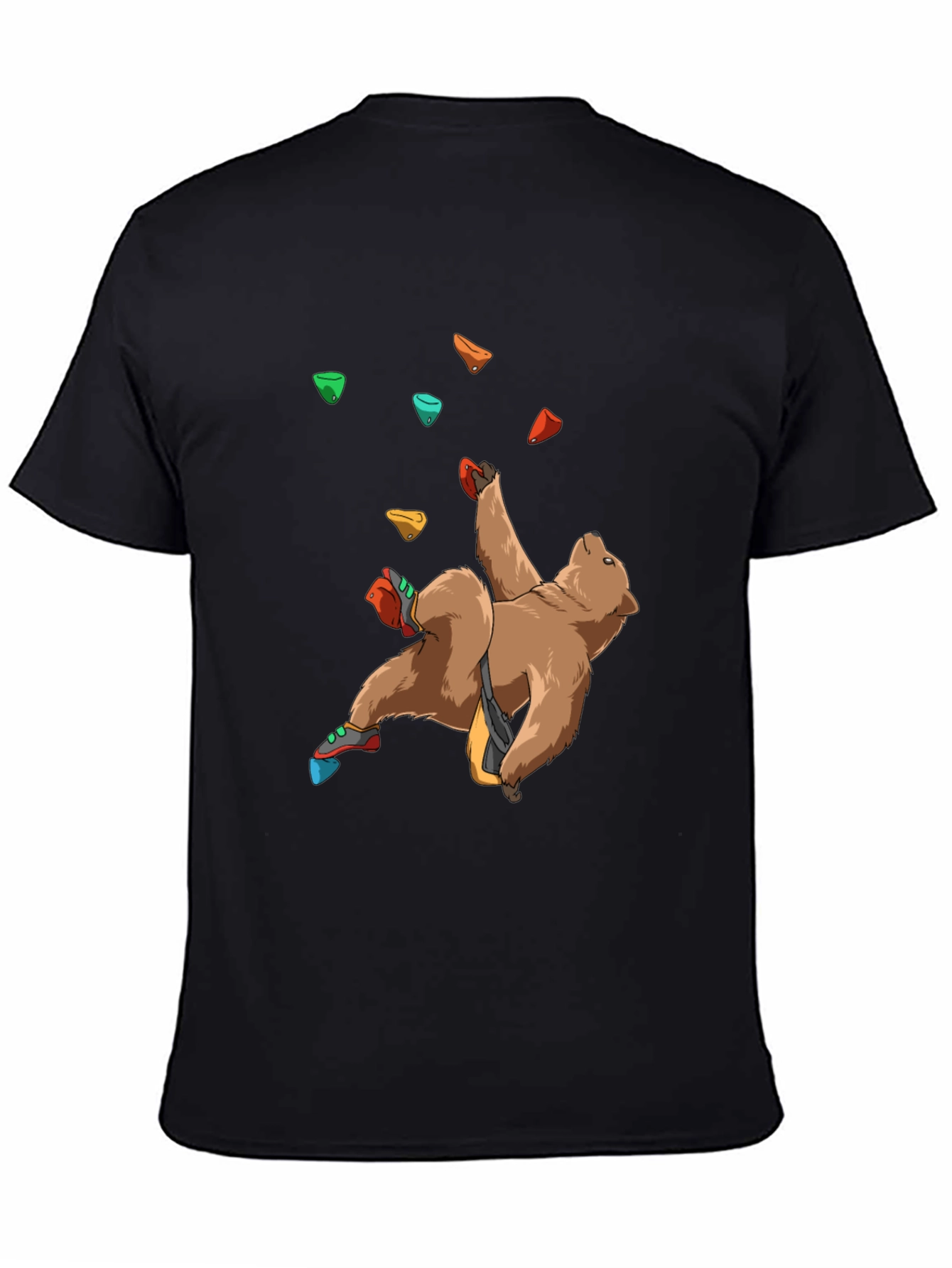 Climbing Bear T-Shirt - Animal Graphic Tee