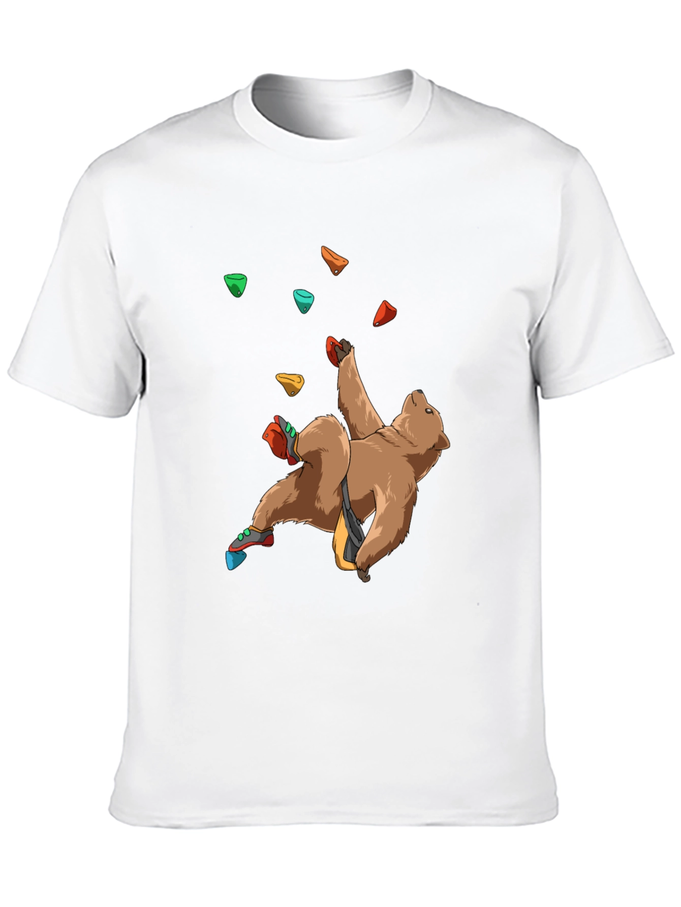 Climbing Bear T-Shirt - Animal Graphic Tee