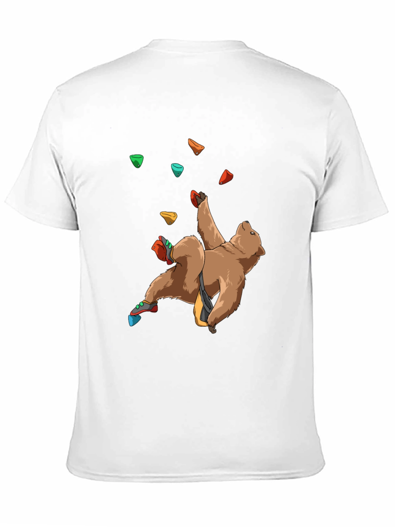 Climbing Bear T-Shirt - Animal Graphic Tee
