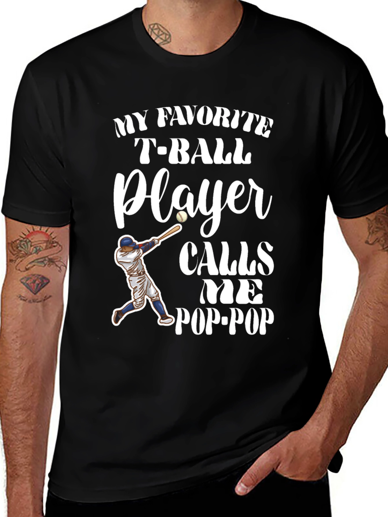 My Favorite T-Ball Player Calls Me Pop-Pop T-Shirt