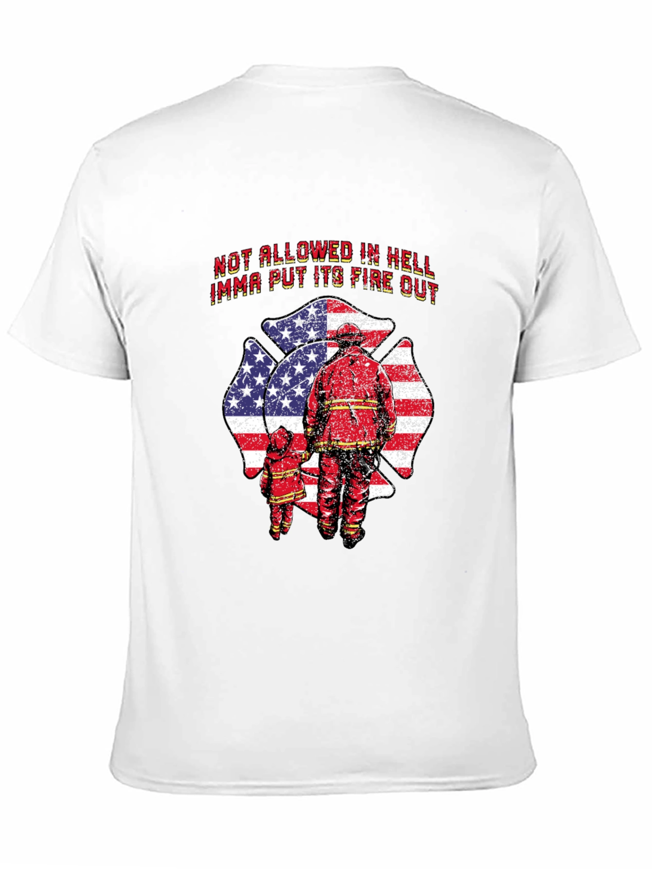 Firefighter Dad & Child T-Shirt