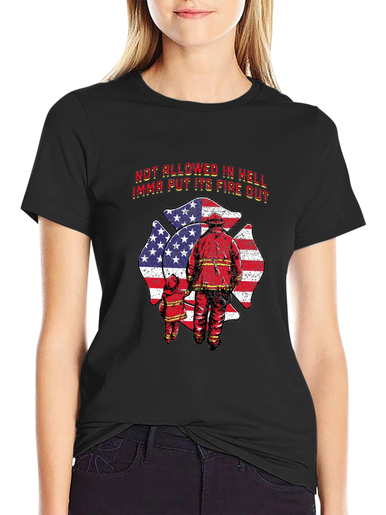 Firefighter Dad & Child T-Shirt