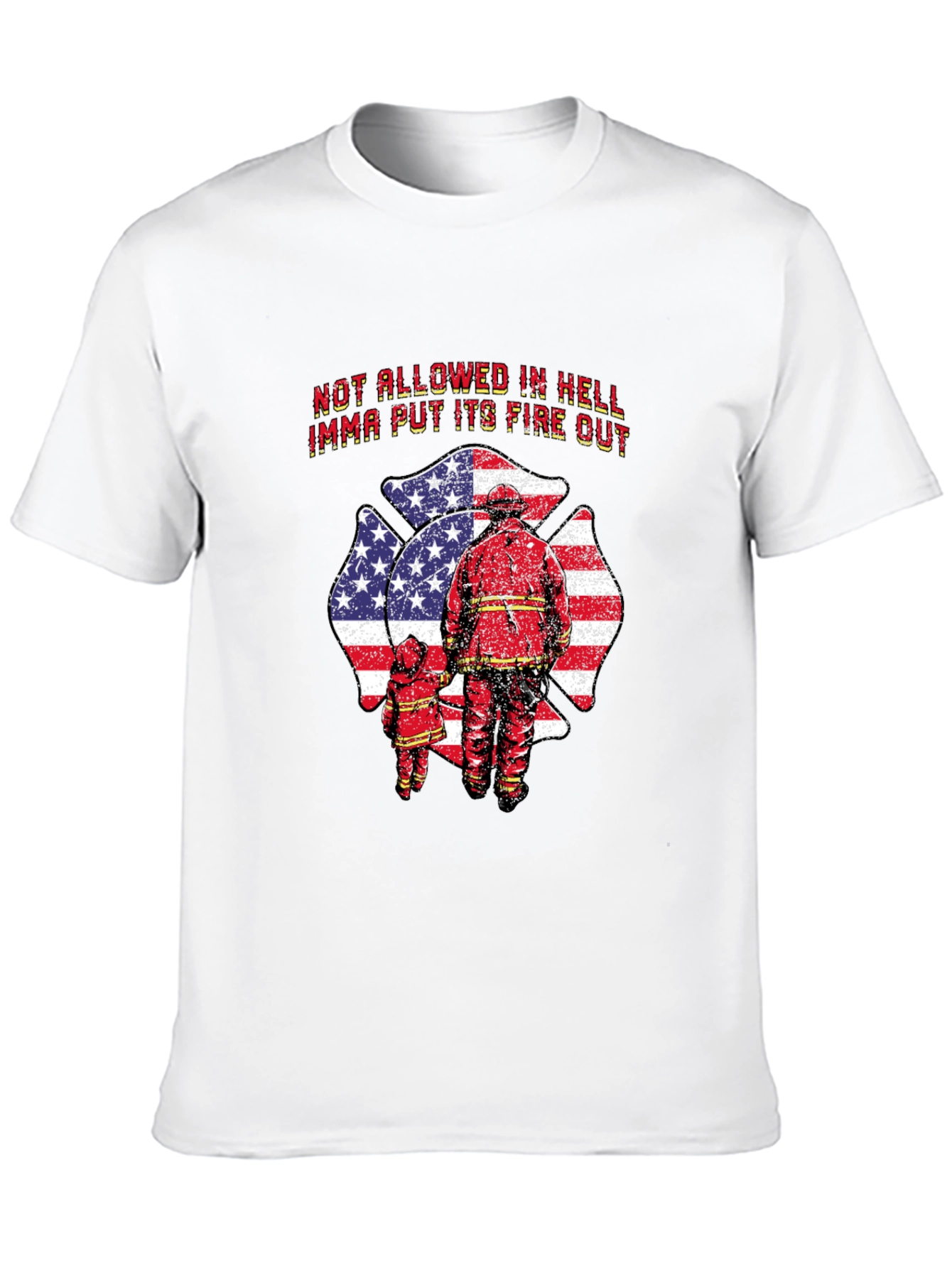 Firefighter Dad & Child T-Shirt