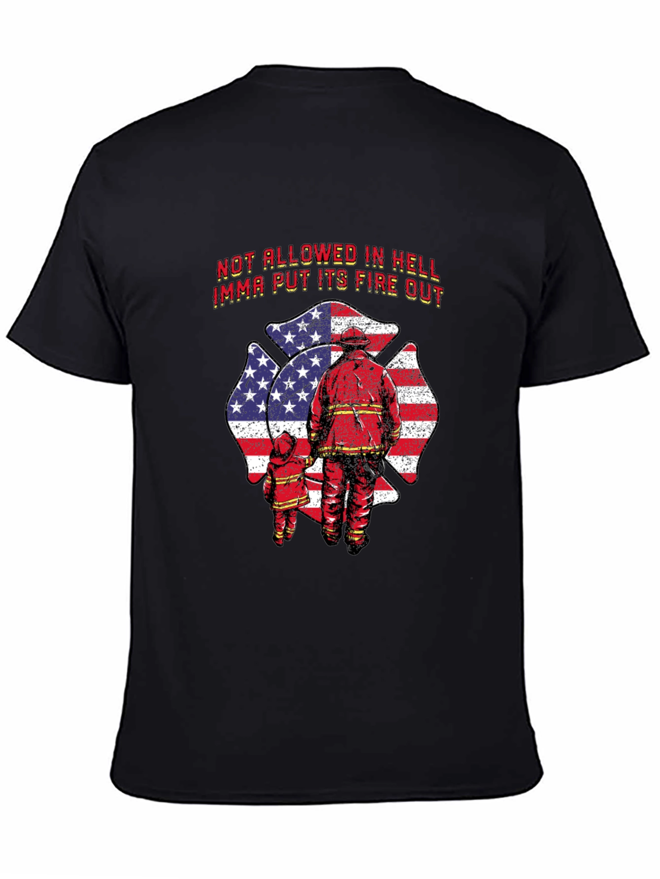 Firefighter Dad & Child T-Shirt