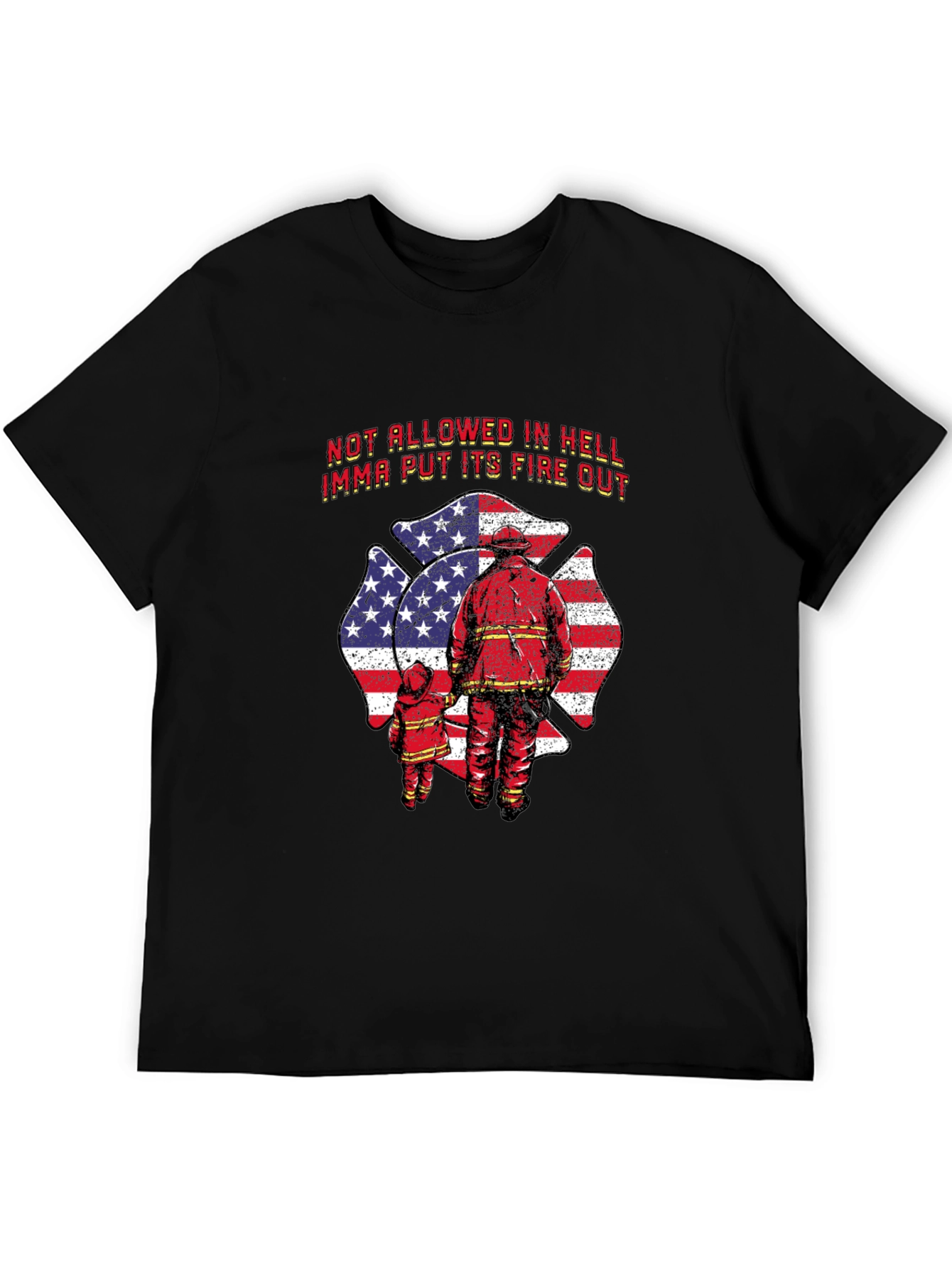 Firefighter Dad & Child T-Shirt