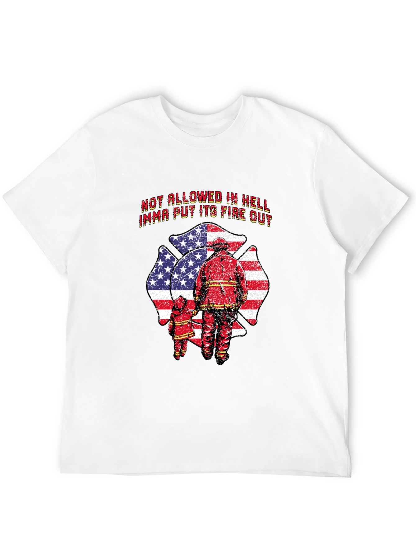 Firefighter Dad & Child T-Shirt