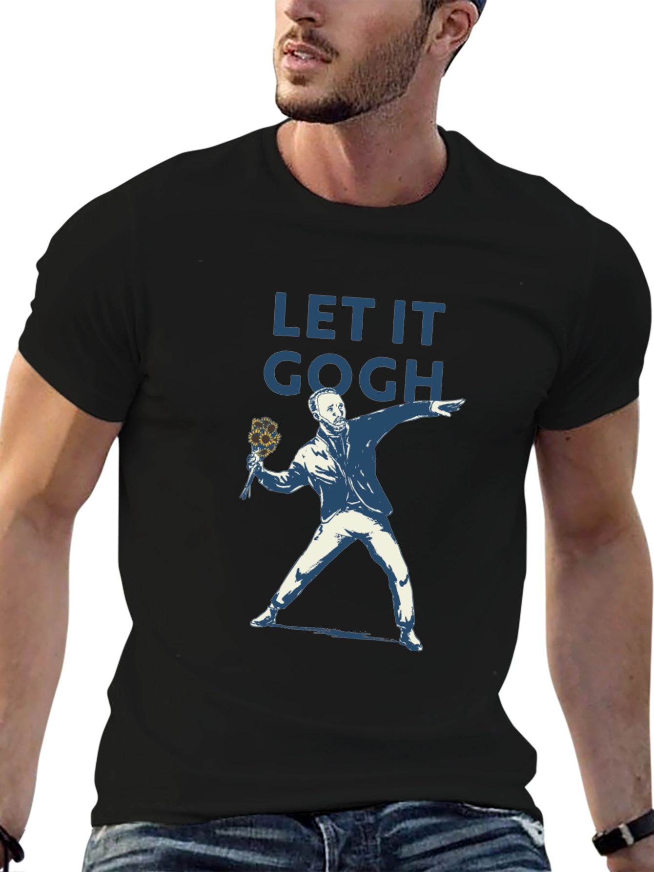 Let It Gogh T-Shirt - Artistic Graphic Tee